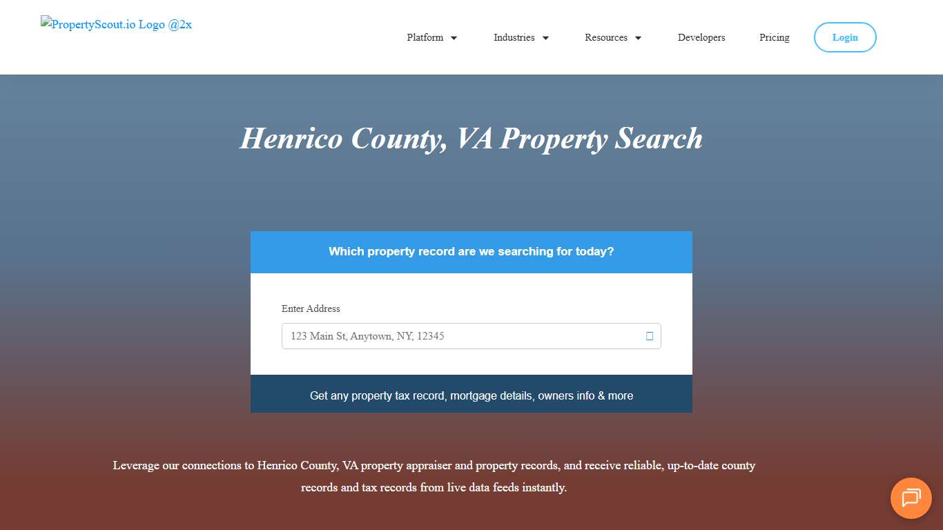 Henrico County, VA Property Records Search - Propertyscout.io